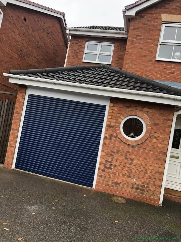 Roller shutter garage door