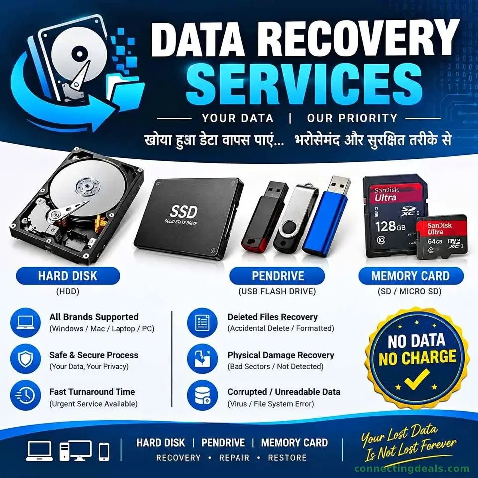 Data recovery services and hdd repairing
