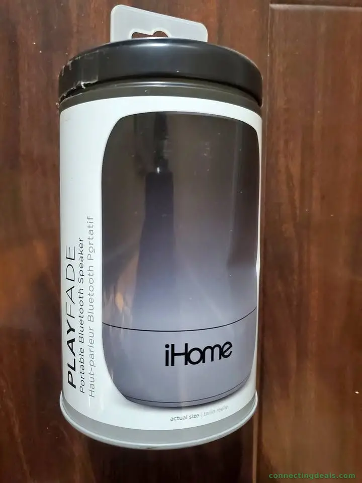 iHome PlayFade Portable Bluetooth Speaker -