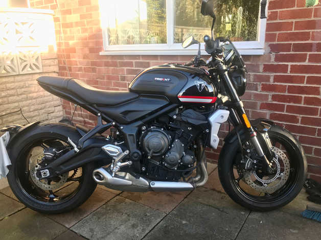 Triumph Trident 660 in Bolton